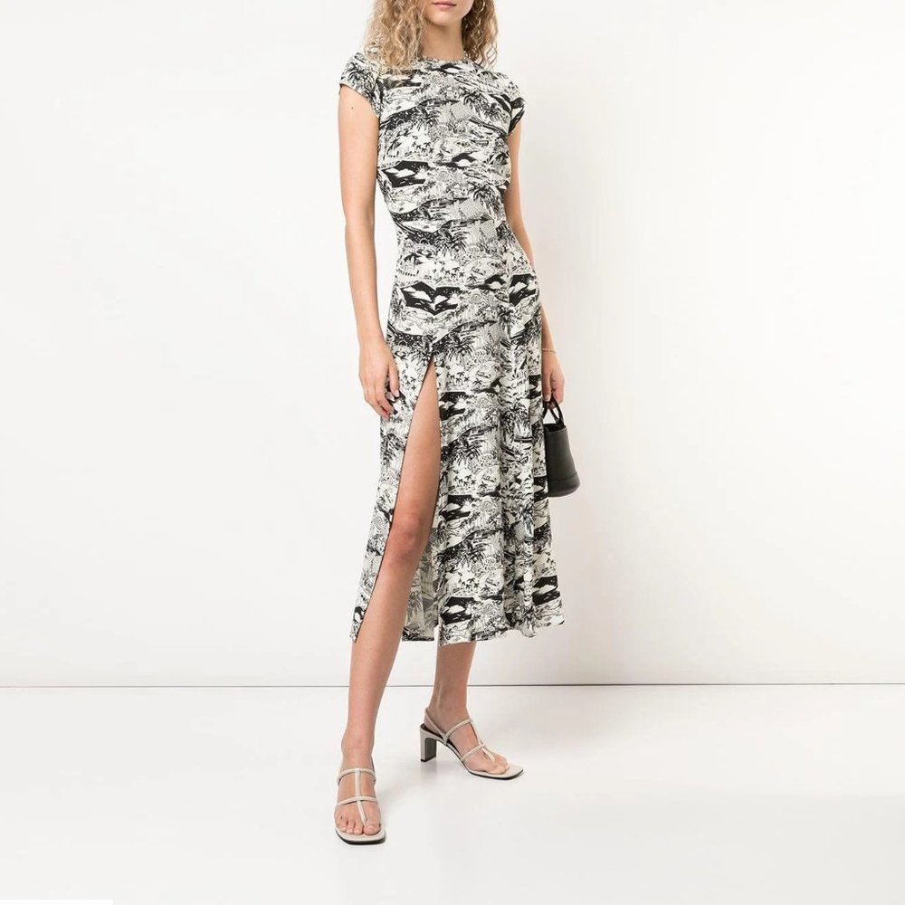 Reformation Gavin LA Print Dress Size 6